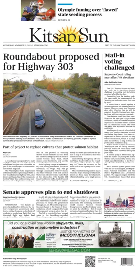 Cover of Kitsap Sun