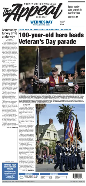 Cover of Marysville Appeal-Democrat    