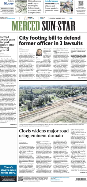 Cover of Merced Sun-Star