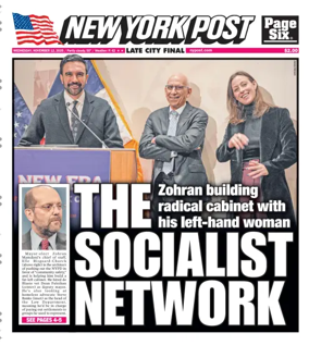 Cover of New York Post