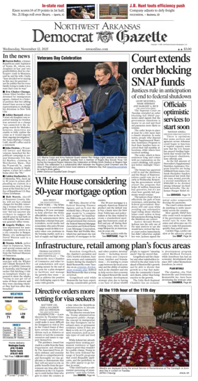 Cover of Northwest Arkansas Democrat-Gazette