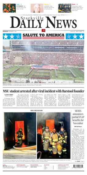 Cover of Starkville Daily News