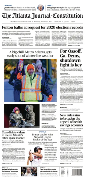 Cover of The Atlanta Journal-Constitution
