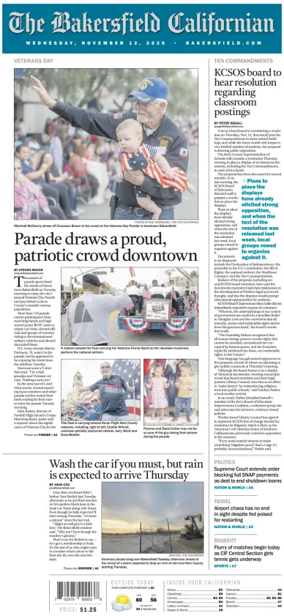 Cover of The Bakersfield Californian