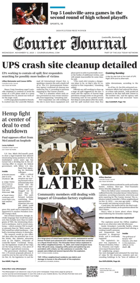 Cover of The Courier-Journal (Louisville)