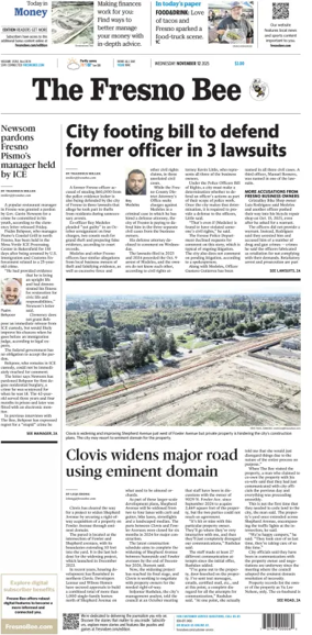 Cover of The Fresno Bee