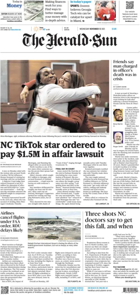 Cover of The Herald Sun