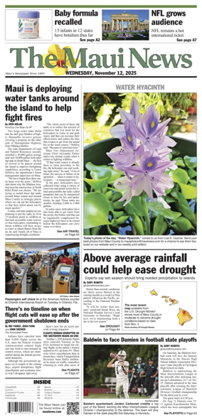 Cover of The Maui News