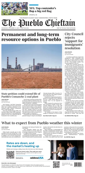 Cover of The Pueblo Chieftain