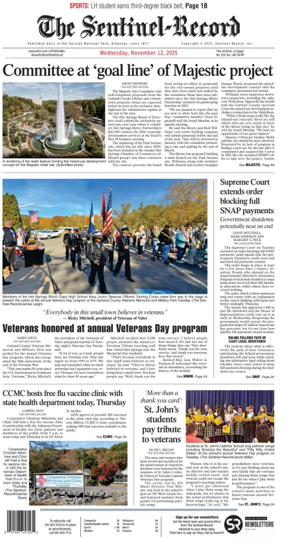 Cover of The Sentinel-Record