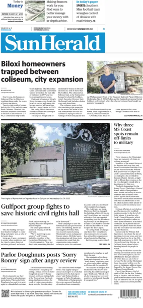 Cover of The Sun Herald