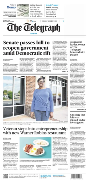 Cover of The Telegraph (Macon)