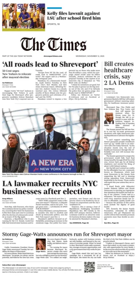 Cover of The Times (Shreveport)