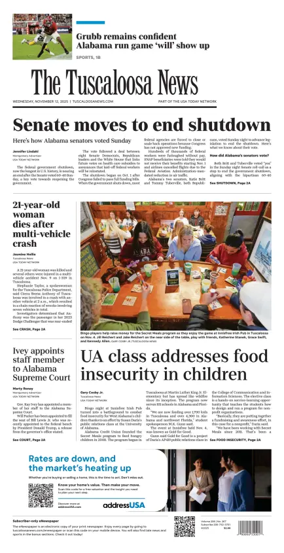 Cover of The Tuscaloosa News