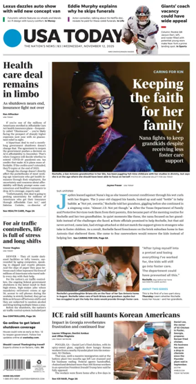 Cover of USA TODAY US Edition