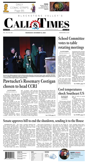 Cover of Woonsocket Call