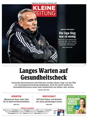 Cover of Kleine Zeitung Kaernten