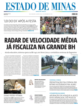 Cover of Estado de Minas (Brazil)