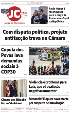 Cover of Jornal do Commercio