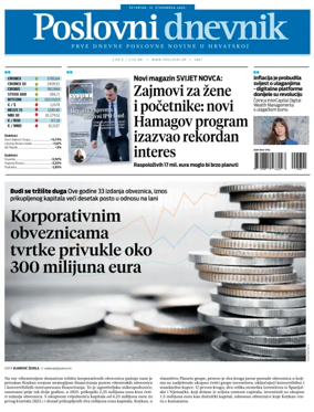 Cover of Poslovni Dnevnik