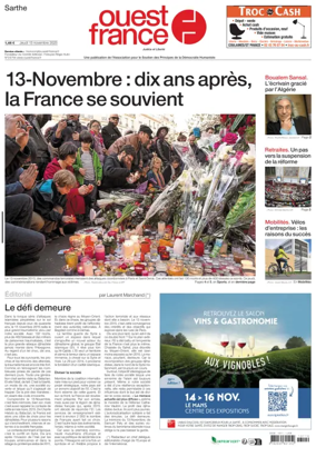 Cover of Ouest France (Sarthe)