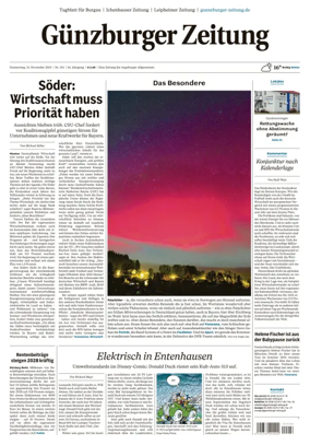 Cover of Guenzburger Zeitung