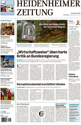 Cover of Heidenheimer Zeitung