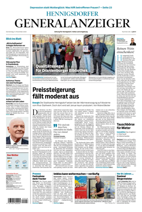 Cover of Hennigsdorfer Generalanzeiger