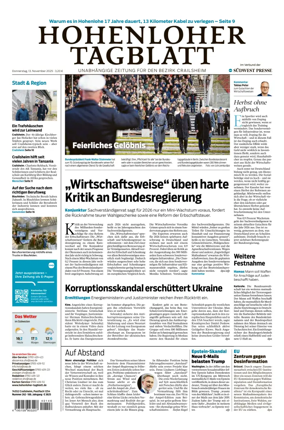 Cover of Hohenloher Tagblatt