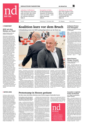 Cover of Neues Deutschland