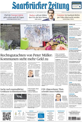Cover of Saarbruecker Zeitung