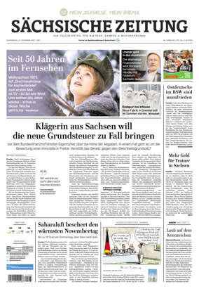 Cover of Sächsische Zeitung (Bautzen- Bischofswerda)