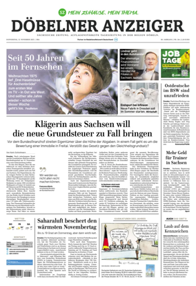Cover of Sächsische Zeitung (Döbeln)