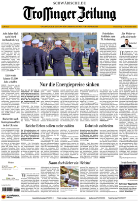 Cover of Trossinger Zeitung