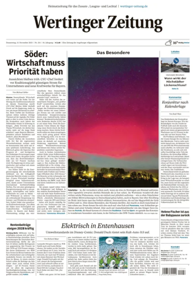 Cover of Wertinger Zeitung