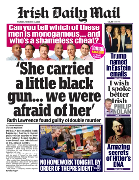 Cover of Irish Daily Mail