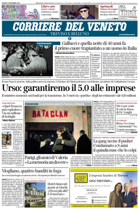 Cover of Corriere del Veneto (Treviso e Belluno)