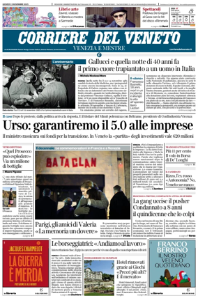 Cover of Corriere del Veneto (Venezia e Mestre)