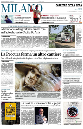 Cover of Corriere della Sera (Milano)
