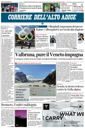 Cover of Corriere dell'Alto Adige