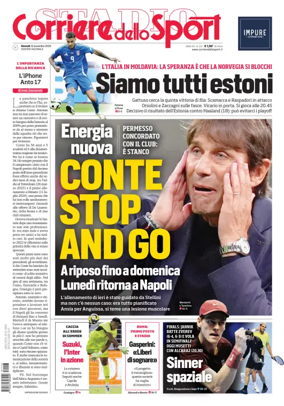Cover of Corriere dello Sport