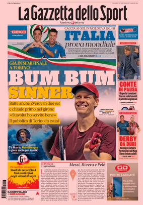 Cover of La Gazzetta dello Sport 