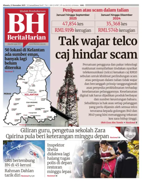 Cover of Berita Harian