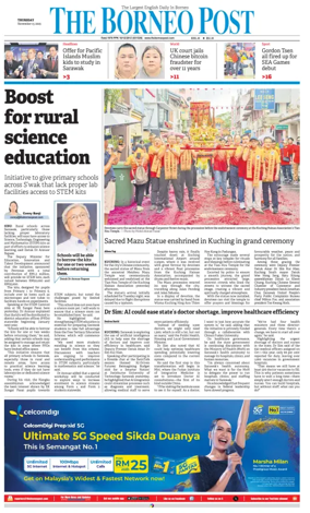 Cover of The Borneo Post