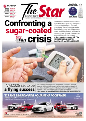 Cover of The Star Malaysia