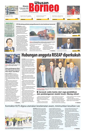 Cover of Utusan Borneo (Sarawak)