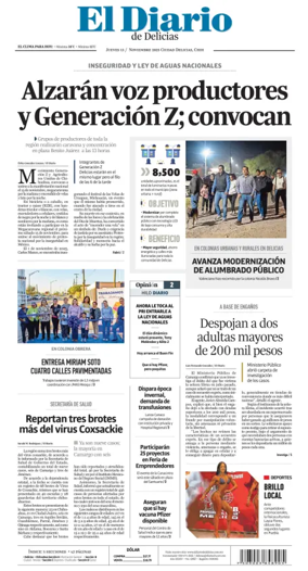 Cover of El Diario de Delicias