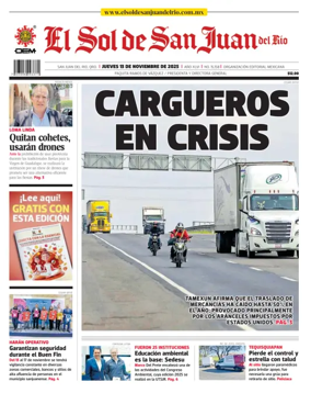 Cover of El Sol de San Juan del Río