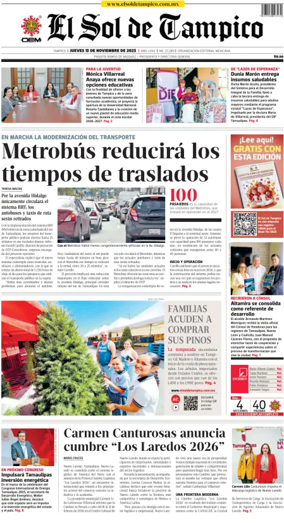 Cover of El Sol de Tampico