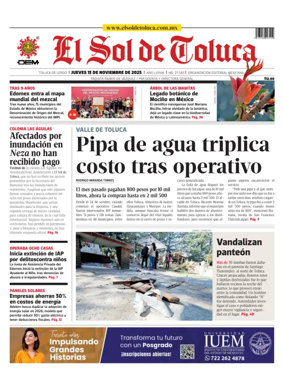 Cover of El Sol de Toluca